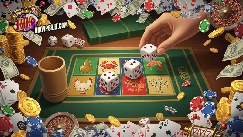 Lợi ích khi chơi Bầu Cua Rikvip